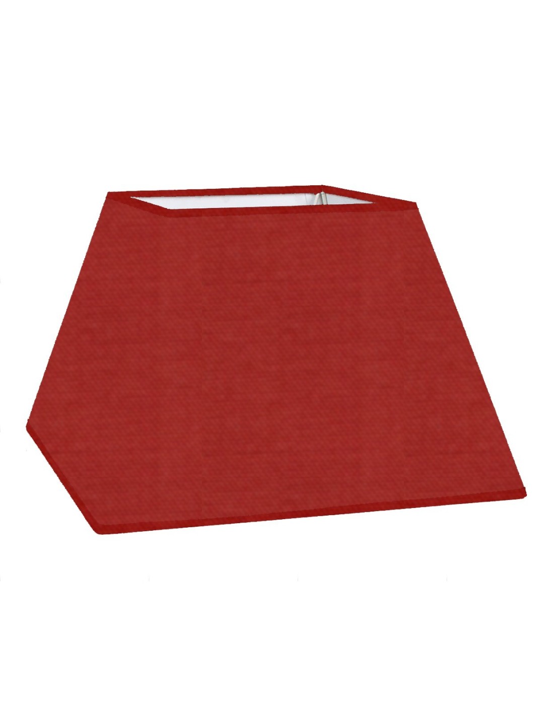Abat-jour Pyramide E27 - Lin Gris - Dimensions 20x10x15 Cm - Pour Lampe à Lumière Chaude - Décoration Moderne