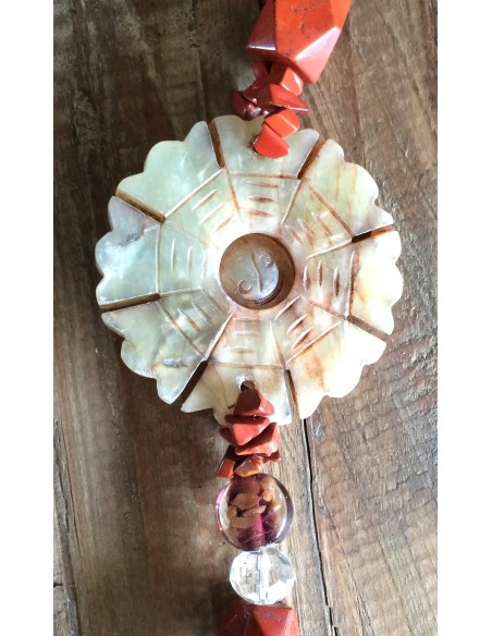 FLOCHE POMPON JADE ROUILLE