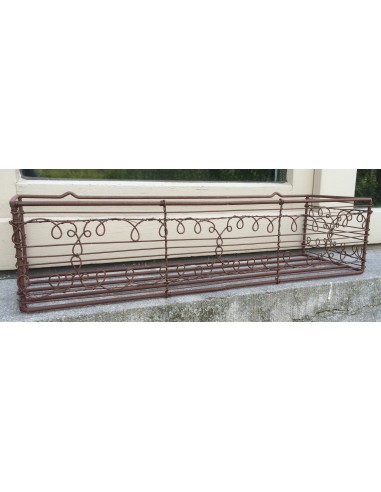 SET DE 2 JARDINIÈRES FIL DE FER