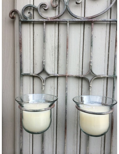 JARDINIÈRES AVEC BOUGIES