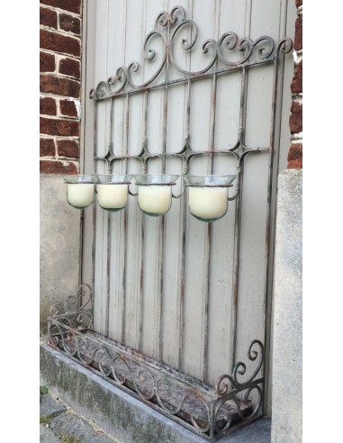 JARDINIÈRES AVEC BOUGIES