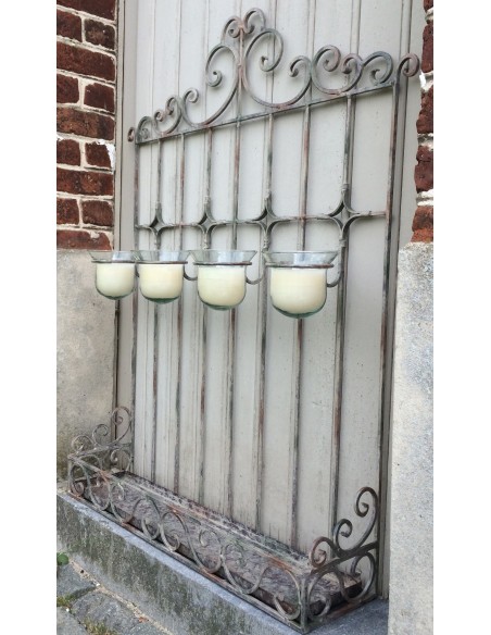 JARDINIÈRES AVEC BOUGIES