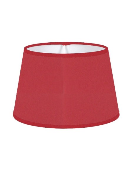 ABAT-JOUR ROND CLASSIQUE CHINTZ ROUGE FONCE BIAIS ASSORTI ABAT-JOUR ROND CLASSIQUE CHINTZ ROUGE FONCE BIAIS ASSORTI