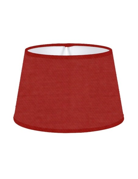 ABAT-JOUR ROND CLASSIQUE COTONNETTE BORDEAUX BIAIS ASSORTI ABAT-JOUR ROND CLASSIQUE COTONNETTE BORDEAUX BIAIS ASSORTI