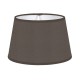 LAMPSHADE ROND COTTON MINERAI TRIM MATCHED