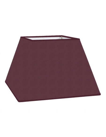 ABAT-JOUR CARRE PYRAMIDE CHINTZ PRUNE BIAIS ASSORTI ABAT-JOUR CARRE PYRAMIDE CHINTZ PRUNE BIAIS ASSORTI