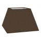 SHADE WITH SLOPE STANDARD COTTON BROWN TRIM MATCHED