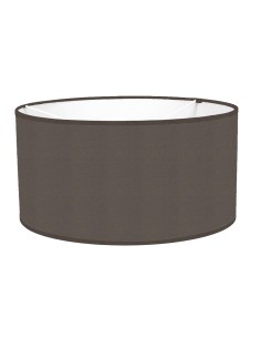 ABAT-JOUR  CYLINDRIQUE UNI  COTONNETTE MINERAI BIAIS ASSORTI