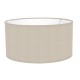 LAMPSHADE PENDANT CYLINDER COTTON STONE COLOR TRIM MATCHED