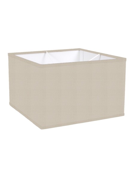 ABAT-JOUR CARRE DROIT COTONNETTE PIERRE  BIAIS ASSORTI ABAT-JOUR CARRE DROIT COTONNETTE PIERRE  BIAIS ASSORTI