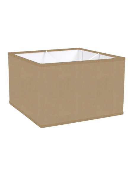 ABAT-JOUR CARRE DROIT COTONNETTE SMOKE  BIAIS ASSORTI ABAT-JOUR CARRE DROIT COTONNETTE SMOKE  BIAIS ASSORTI