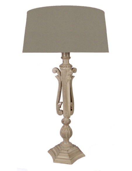 LAMPE BOIS ABAT-JOUR SOURIS