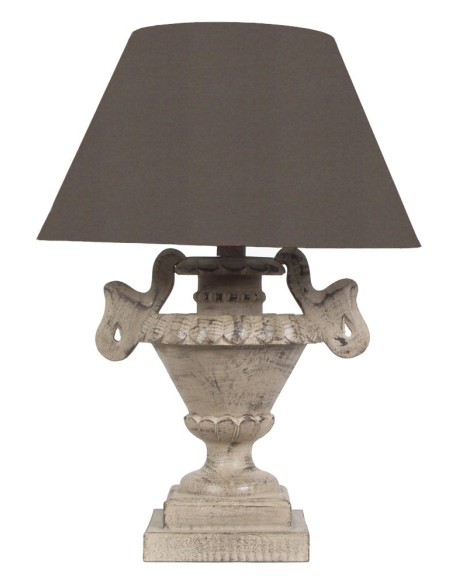 LAMPE DE TABLE ABAT-JOUR MINERAI