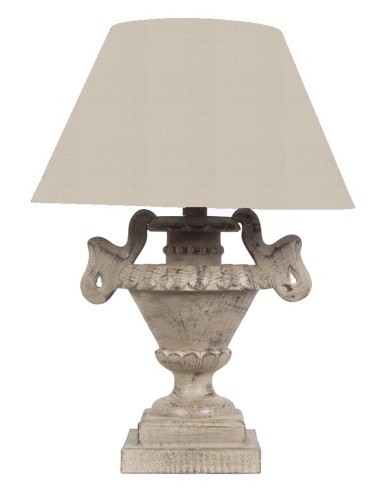 TABLE LAMP BASE SHADE STONE COLOR