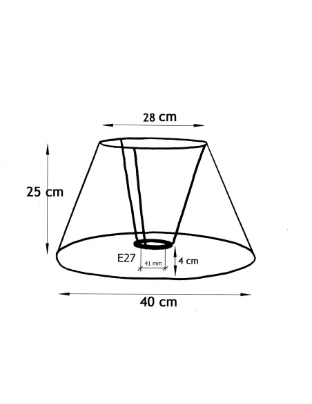 ABAT-JOUR ROND CLASSIQUE  ABAT-JOUR ROND CLASSIQUE
