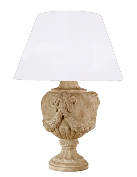 GROSSE LAMPE EN RESINE