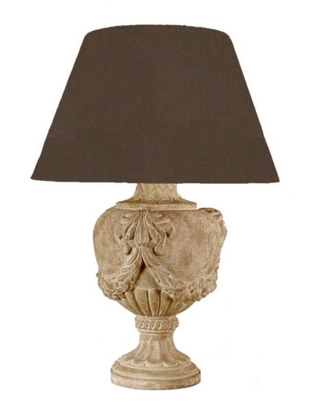 GROSSE LAMPE EN RESINE
