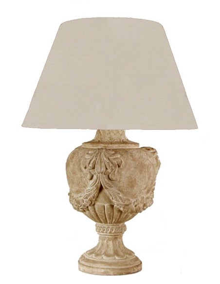 GROSSE LAMPE EN RESINE