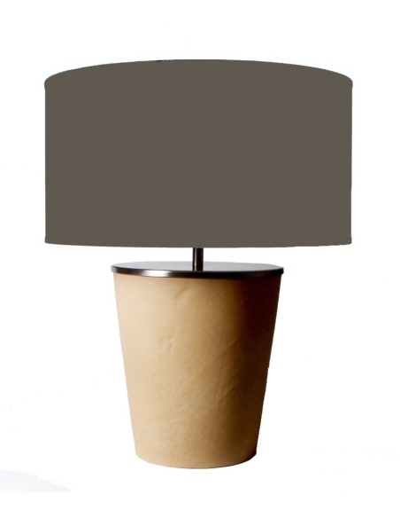 LAMPE A POSER EN CUIR VERITABLE