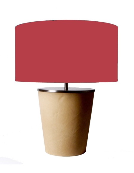 LAMPE A POSER EN CUIR VERITABLE