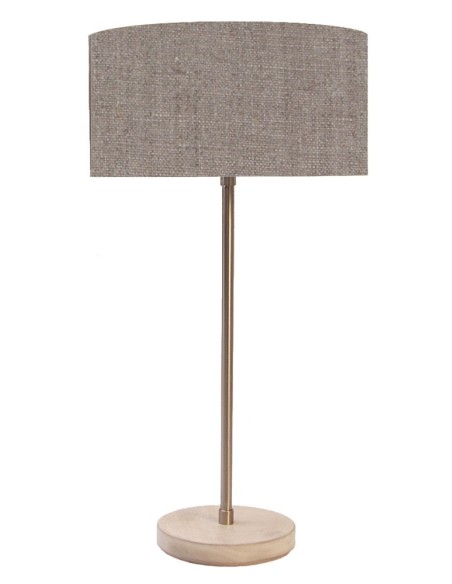 LAMPE BOIS ET METAL 