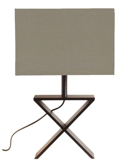 LAMPE DE TABLE  X WENGE