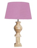 LAMPE DE TABLE NEPTUNE ABAT-JOUR COT LILAS