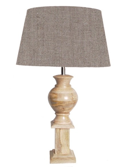 LAMPE DE TABLE NEPTUNE ABAT-JOUR LIN MILENA