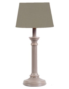 LAMPE A POSER EN BOIS CALABRE ABAT-JOUR COT SOURIS