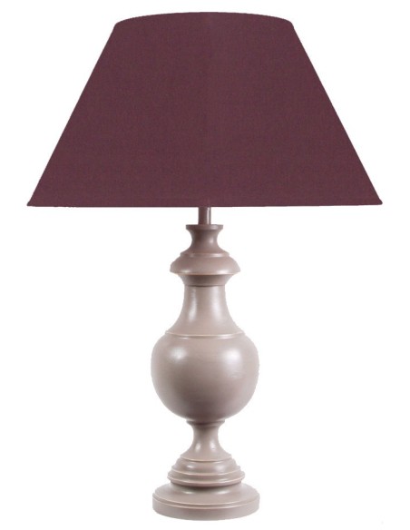 LAMPE DE TABLE EN BOIS