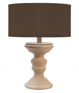 Table lamp weathered wood