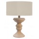 Table lamp weathered wood