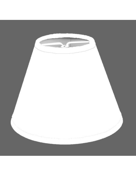 ABAT-JOUR POUR LUSTRE  COTONNETTE BLANCHE BIAIS ASSORTI ABAT-JOUR POUR LUSTRE  COTONNETTE BLANCHE BIAIS ASSORTI