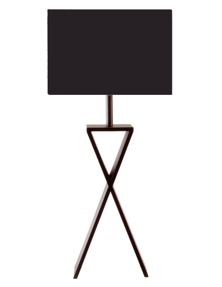 LAMPE DE TABLE LADY WENGE cot noir