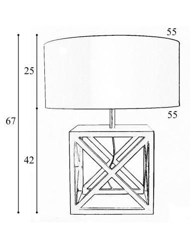 lampe moderne en bois.