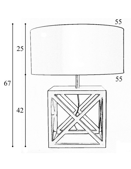 lampe moderne en bois.