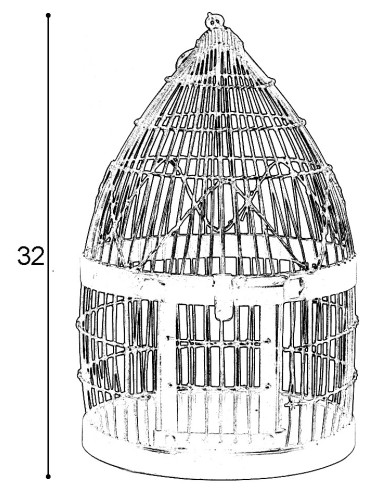Cage oiseaux décorative