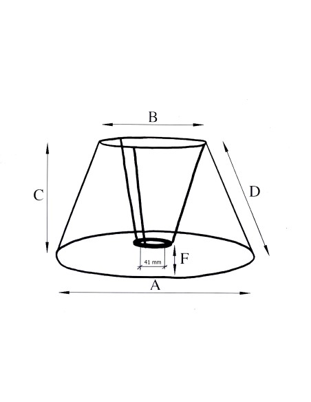 abat-jour rond plissé
