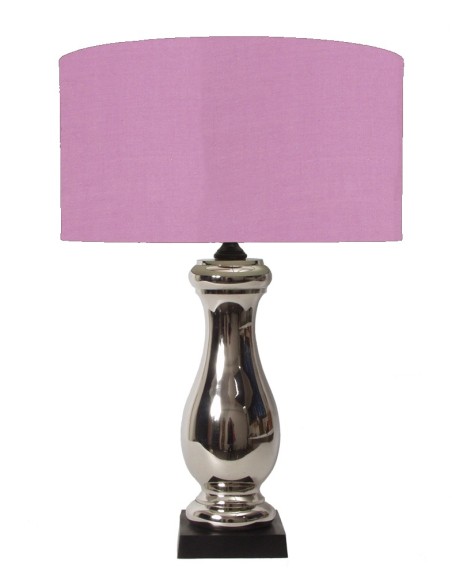 Lampe à poser chromée