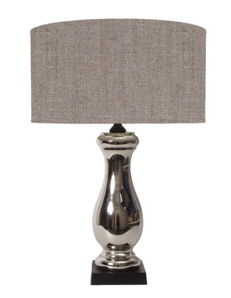 Lampe à poser chromée