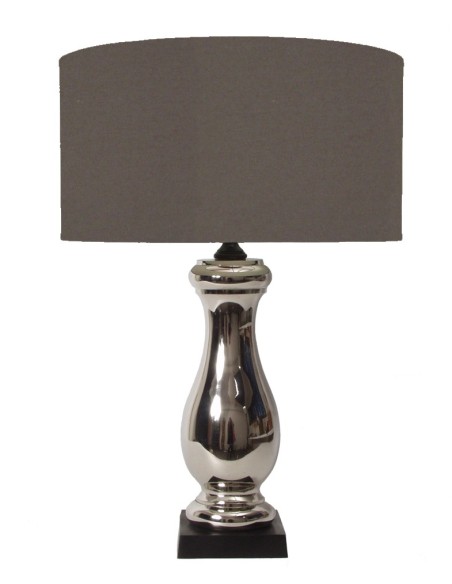 Lampe à poser chromée