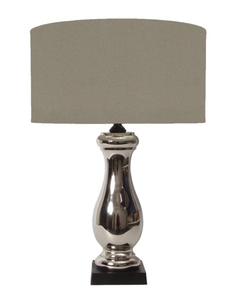 Lampe à poser chromée