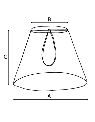 abat-jour carré pour lustre plissé
