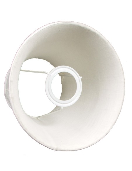 ABAT-JOUR ROND PLISSE ECRU