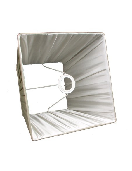 ABAT-JOUR CARRE 20 PLISSE TILLEUL