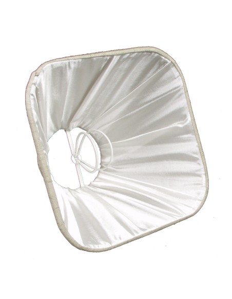 ABAT-JOUR CARRE 15 PLISSE TILLEUL