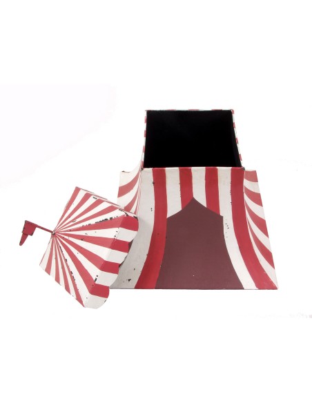 BOITE CHAPITEAU ROUGE