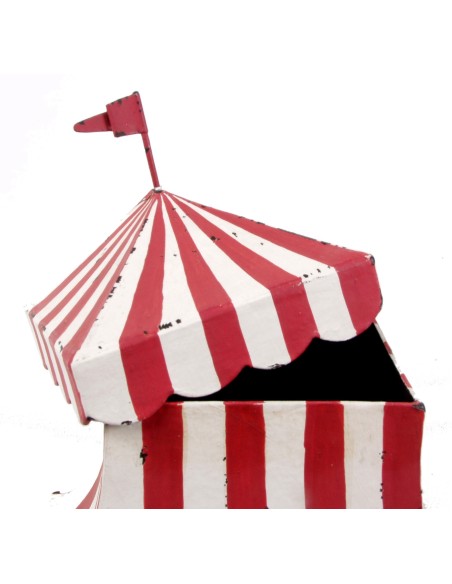 BOITE CHAPITEAU ROUGE