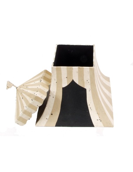 BOITE CHAPITEAU BEIGE