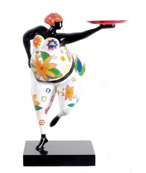 CANDLE HOLDER FIGURE GINETTE